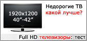 Тест 40-42" ЖК-телевизоров Full-HD. Часть IV
